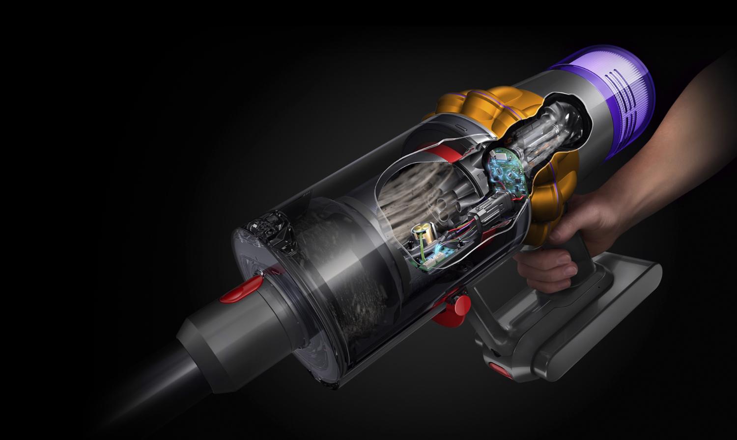 Inside the Dyson V15 Detect.